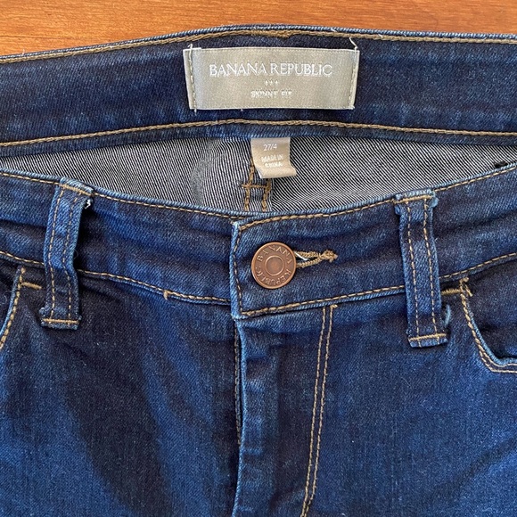 Banana Republic Dark Skinny Jeans 27/4 - Picture 7 of 7